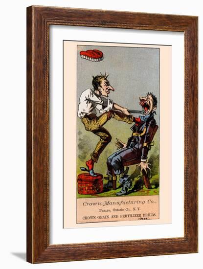 Pulling Teeth-null-Framed Art Print