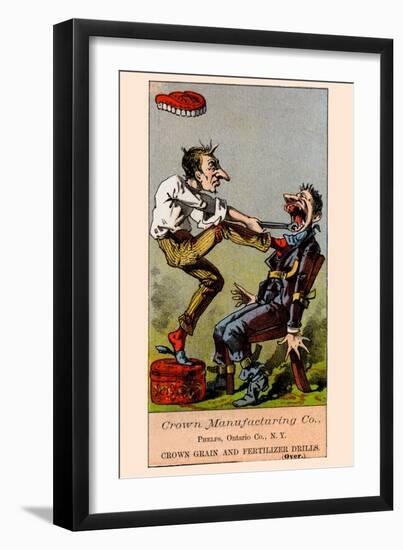 Pulling Teeth-null-Framed Art Print