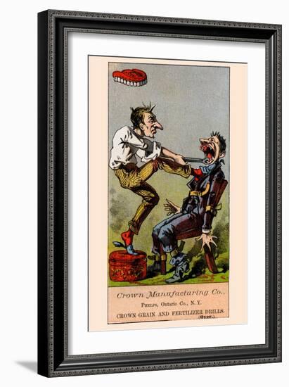 Pulling Teeth-null-Framed Art Print