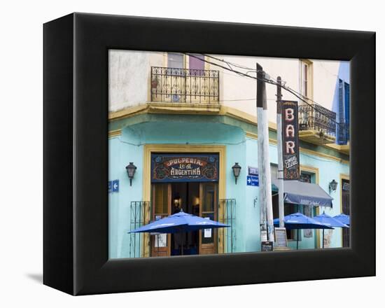 Pulperia La Argentina Bar in La Boca District of Buenos Aires, Argentina, South America-Richard Cummins-Framed Premier Image Canvas