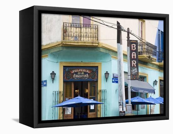 Pulperia La Argentina Bar in La Boca District of Buenos Aires, Argentina, South America-Richard Cummins-Framed Premier Image Canvas