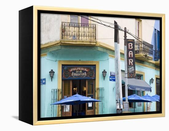 Pulperia La Argentina Bar in La Boca District of Buenos Aires, Argentina, South America-Richard Cummins-Framed Premier Image Canvas