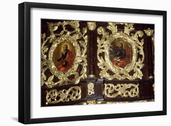 Pulpit of Church of Frauenberg, Admont Benedictine Abbey, Styria, Austria-null-Framed Giclee Print