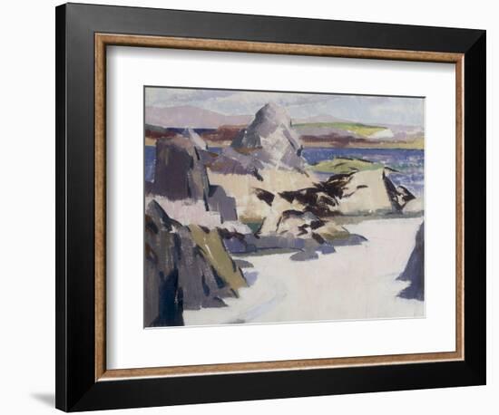 Pulpit Rock, Iona-Francis Campbell Boileau Cadell-Framed Giclee Print