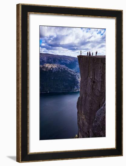 Pulpit Rock, Lysefjord View, Stavanger, Norway, Scandinavia, Europe-Jim Nix-Framed Photographic Print