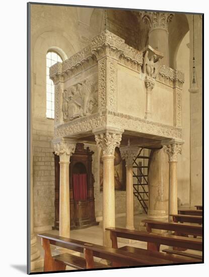 Pulpit, Troia Cathedral-null-Mounted Photographic Print