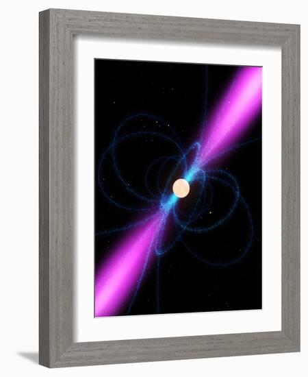 Pulsar, Artwork-null-Framed Photographic Print