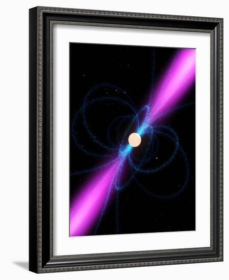 Pulsar, Artwork-null-Framed Photographic Print