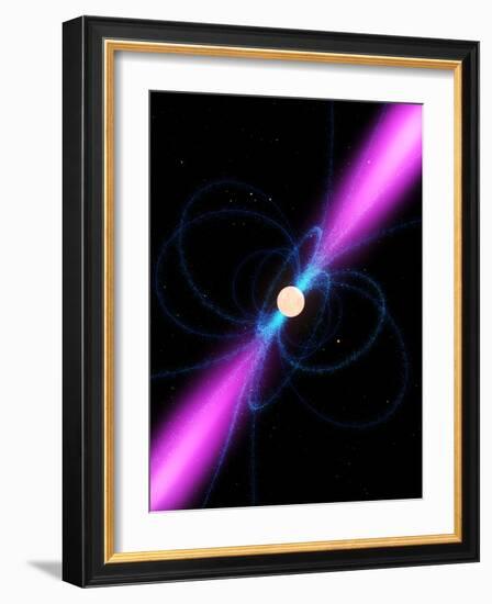 Pulsar, Artwork-null-Framed Photographic Print