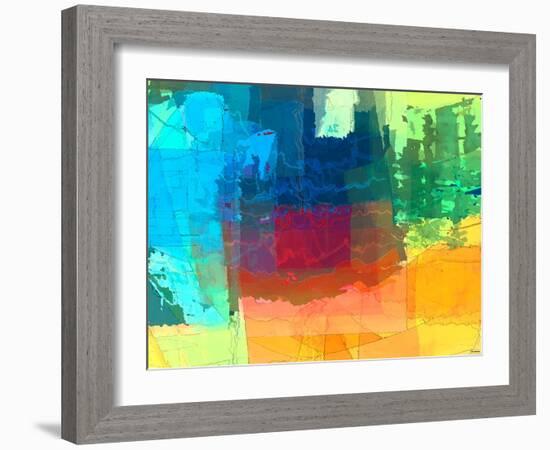 Pulsations I-Michael Tienhaara-Framed Art Print