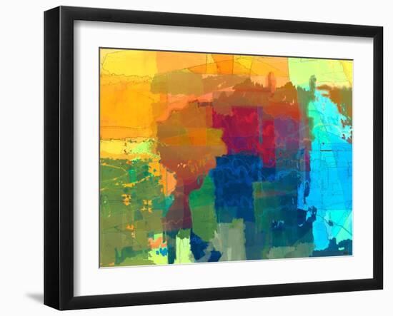 Pulsations II-Michael Tienhaara-Framed Art Print