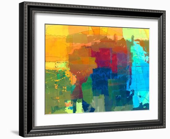 Pulsations II-Michael Tienhaara-Framed Art Print