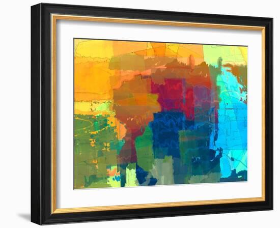 Pulsations II-Michael Tienhaara-Framed Art Print