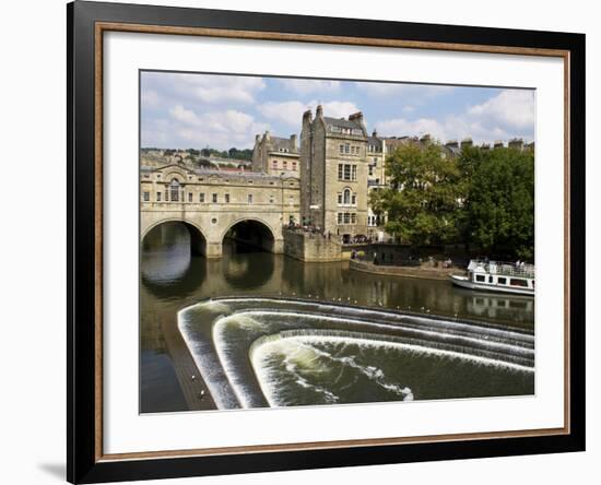 Pulteney Bridge and River Avon, Bath, UNESCO World Heritage Site, Avon, England, UK, Europe-Jeremy Lightfoot-Framed Photographic Print