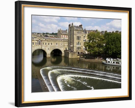 Pulteney Bridge and River Avon, Bath, UNESCO World Heritage Site, Avon, England, UK, Europe-Jeremy Lightfoot-Framed Photographic Print