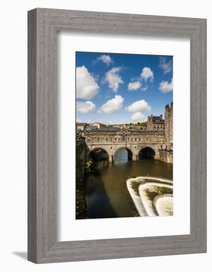 Pulteney Bridge over the River Avon, Bath, Avon and Somerset, England, United Kingdom, Europe-Matthew Williams-Ellis-Framed Photographic Print