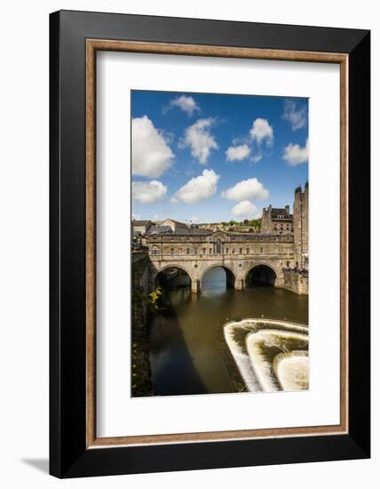 Pulteney Bridge over the River Avon, Bath, Avon and Somerset, England, United Kingdom, Europe-Matthew Williams-Ellis-Framed Photographic Print