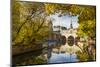 Pulteney Bridge Reflected in the River Avon, Bath, Somerset, England, United Kingdom-Billy Stock-Mounted Photographic Print