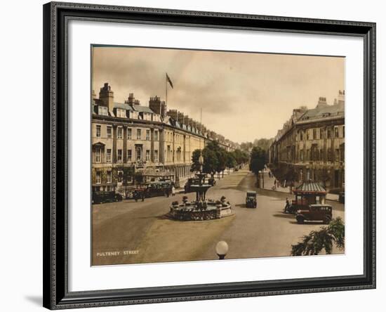 Pulteney Street, Bath, Somerset, C1925-null-Framed Giclee Print