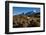 Puma walking in front of Torres del Paine massif, Chile-Nick Garbutt-Framed Photographic Print