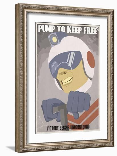 Pump to Keep Free-Steve Thomas-Framed Giclee Print