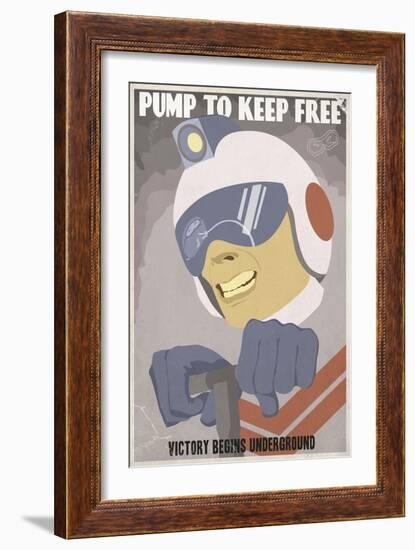 Pump to Keep Free-Steve Thomas-Framed Giclee Print