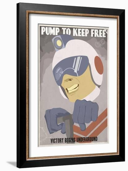 Pump to Keep Free-Steve Thomas-Framed Giclee Print