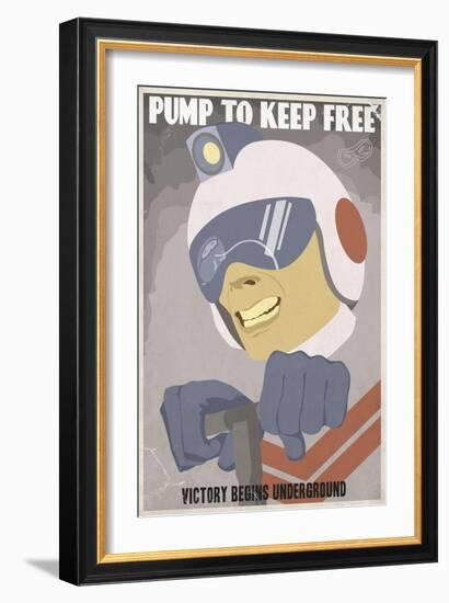 Pump to Keep Free-Steve Thomas-Framed Giclee Print