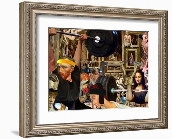 Pumping Oil-Barry Kite-Framed Art Print