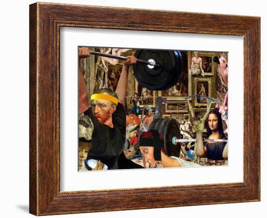 Pumping Oil-Barry Kite-Framed Art Print