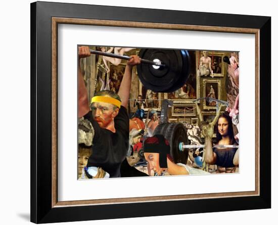 Pumping Oil-Barry Kite-Framed Art Print