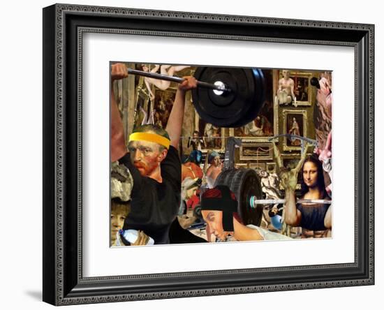 Pumping Oil-Barry Kite-Framed Art Print