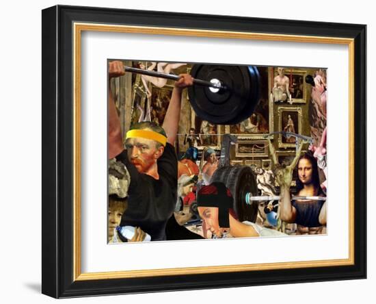 Pumping Oil-Barry Kite-Framed Art Print