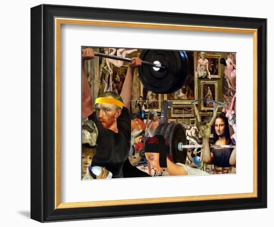 Pumping Oil-Barry Kite-Framed Premium Giclee Print