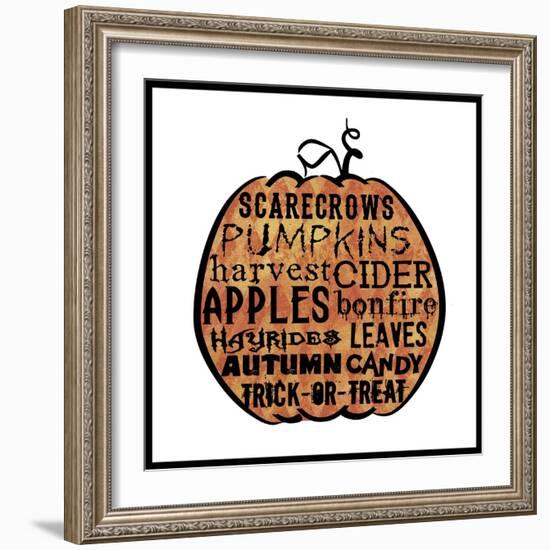 Pumpkin 1-Erin Clark-Framed Giclee Print