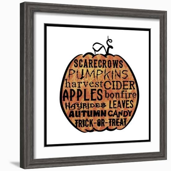 Pumpkin 1-Erin Clark-Framed Giclee Print