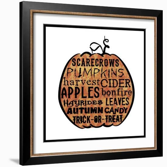 Pumpkin 1-Erin Clark-Framed Giclee Print