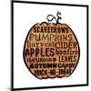 Pumpkin 1-Erin Clark-Mounted Giclee Print