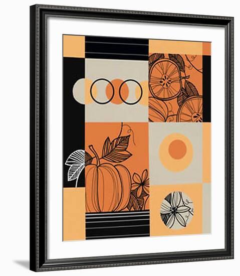 Pumpkin and Oranges-null-Framed Art Print