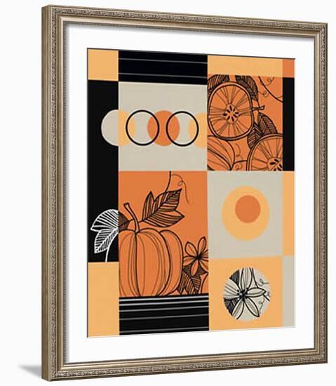 Pumpkin and Oranges-null-Framed Art Print