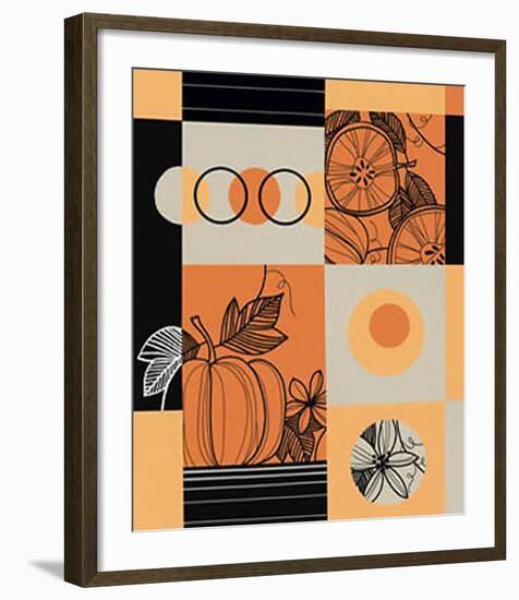 Pumpkin and Oranges-null-Framed Art Print