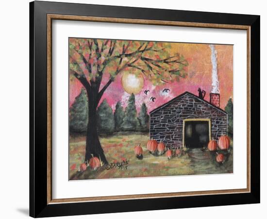 Pumpkin Barn 1-Karla Gerard-Framed Giclee Print