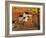 Pumpkin Barn Autumn Folk Art Cheryl Bartley-Cheryl Bartley-Framed Giclee Print