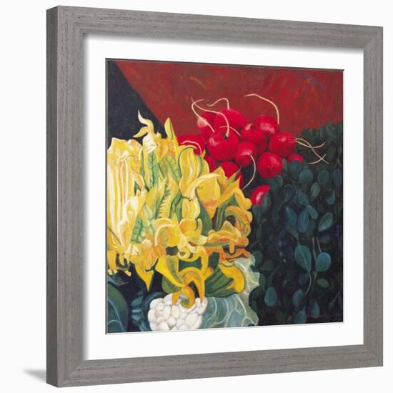 Pumpkin Blossom, 2002-Pedro Diego Alvarado-Framed Giclee Print