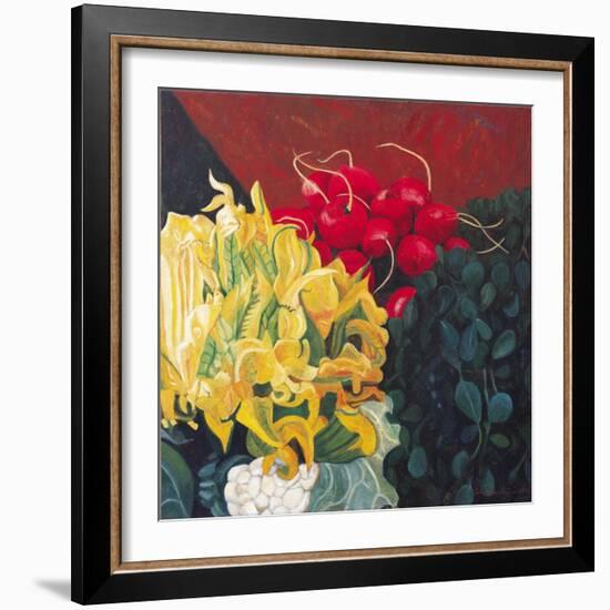 Pumpkin Blossom, 2002-Pedro Diego Alvarado-Framed Giclee Print