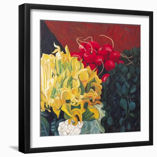 Pumpkin Blossom, 2002-Pedro Diego Alvarado-Framed Giclee Print