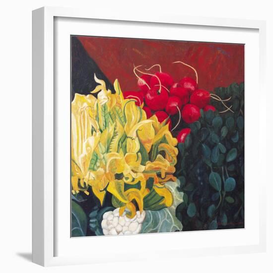 Pumpkin Blossom, 2002-Pedro Diego Alvarado-Framed Giclee Print