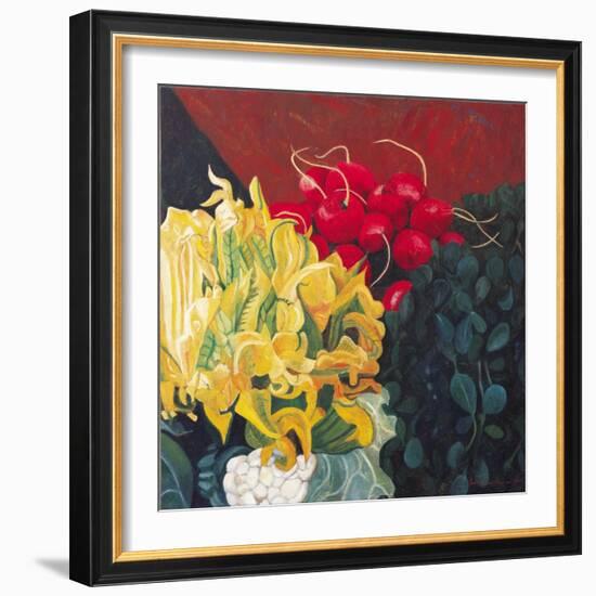 Pumpkin Blossom, 2002-Pedro Diego Alvarado-Framed Giclee Print