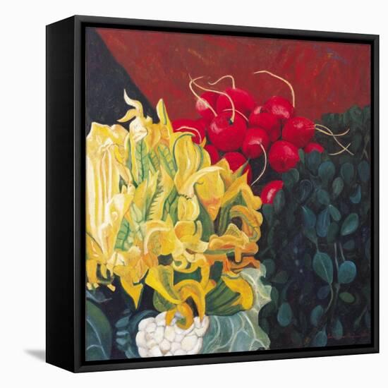 Pumpkin Blossom, 2002-Pedro Diego Alvarado-Framed Premier Image Canvas