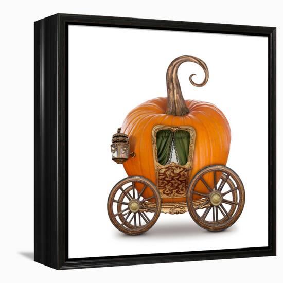 Pumpkin Carriage-egal-Framed Stretched Canvas